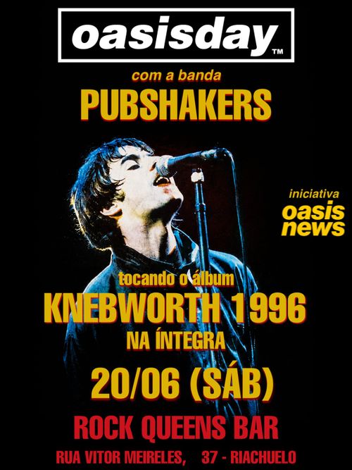 Oasis Day com a banda Pubshakers 
