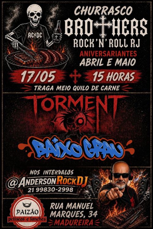 Churrasco do Grupo  Brothers Rock N'água Roll 
